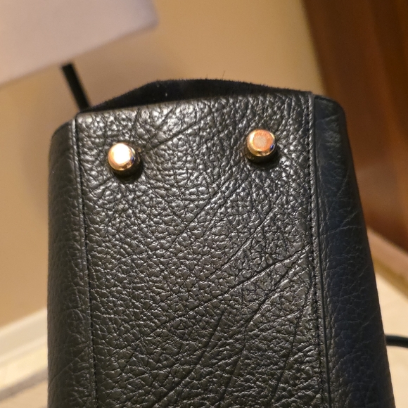 Coach Black Leather Satchel - Picture 4 of 5